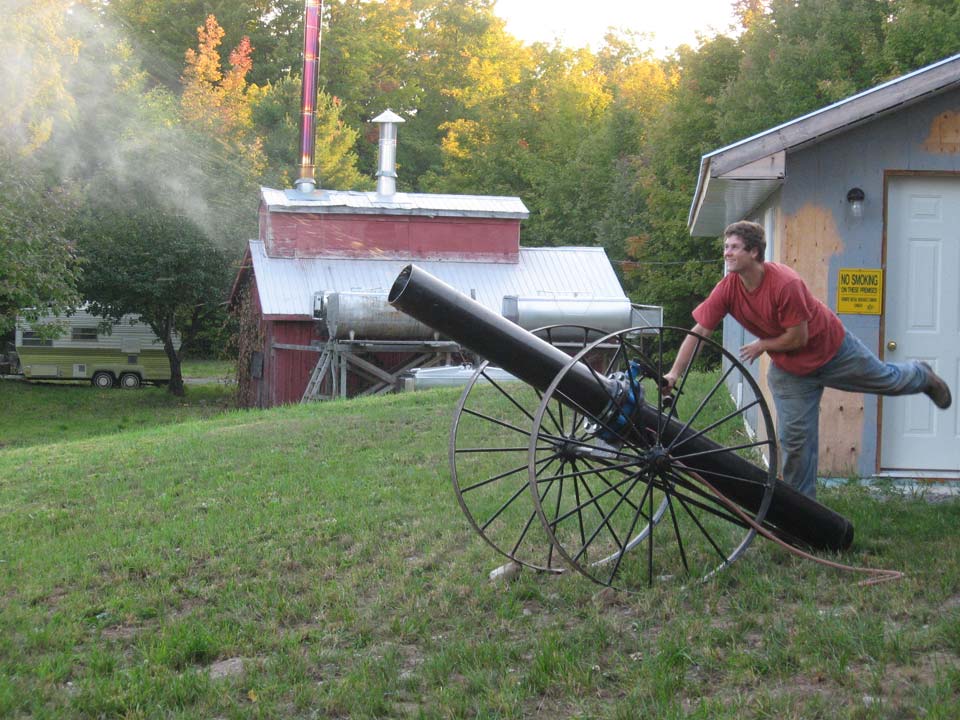 pumpkin cannon